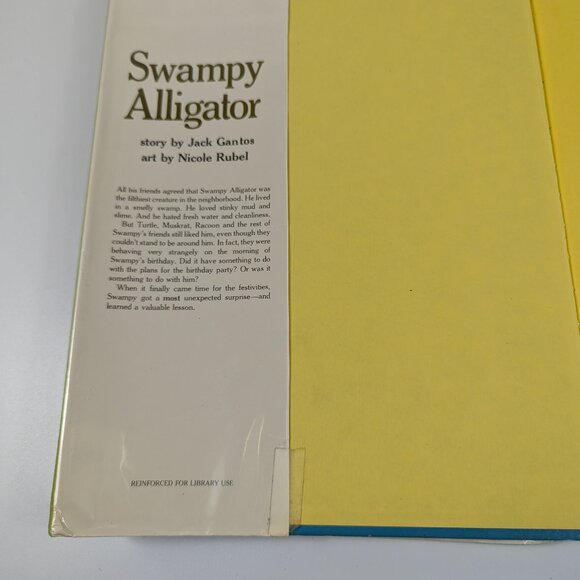 Swampy Alligator Hardcover 1st Edition 1980 Ex-Library Book - Picture 8 of 14